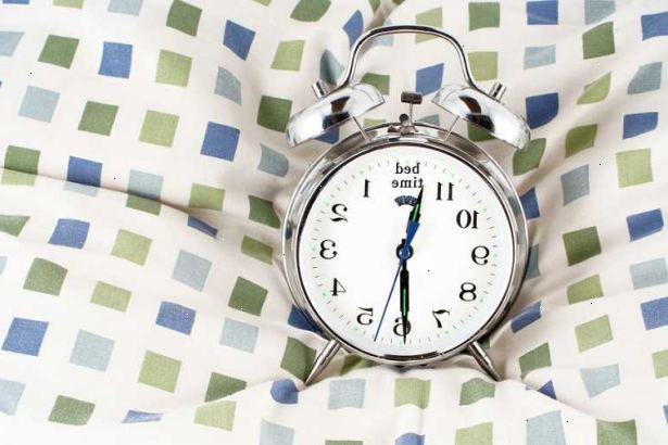Sådan at gå tidligt i seng. Er du træt af disse urolige nætter?
