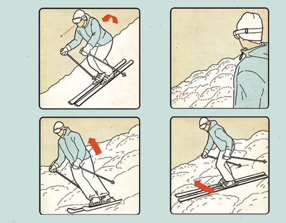Sådan at stå på ski. Sæt på din skistøvler.