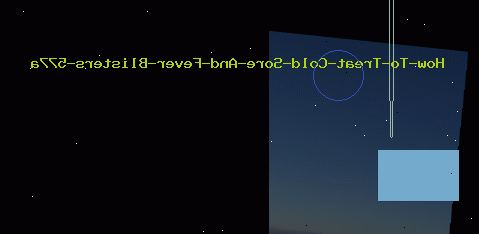 Hvordan til at behandle et forkølelsessår eller feber blister. Sørg for at du har et forkølelsessår.
